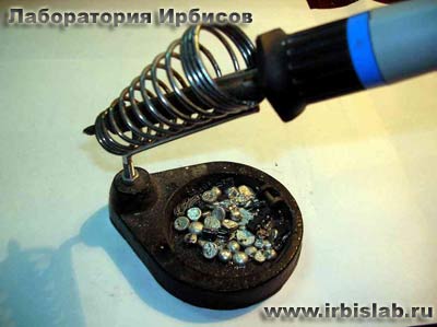 Подставка для паяльника простая